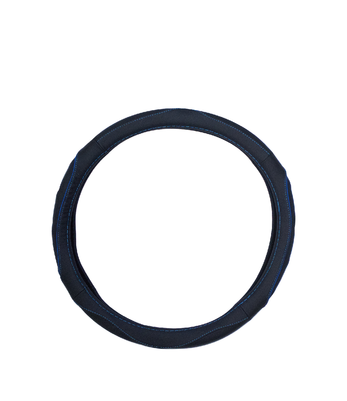 【VINA】M0068小牛皮方向盤套(藍) 方向盤保護套 尺寸:S/M/L 全車種對應