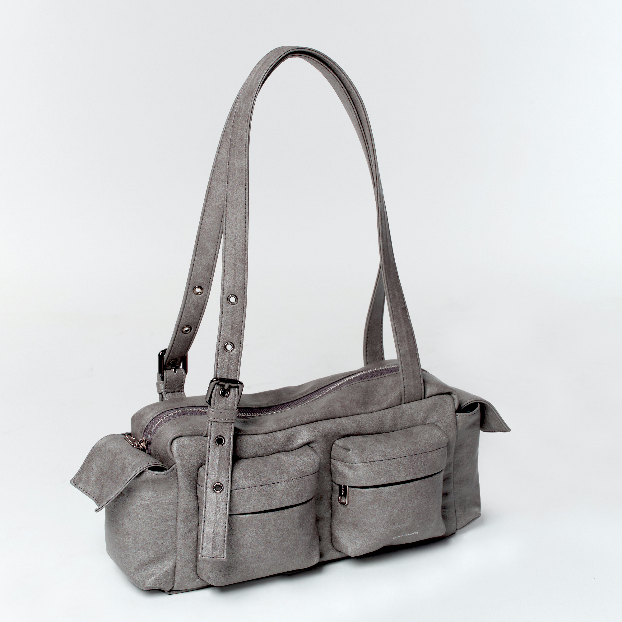 [SAMO ONDOH] POCKET UTILITY BAG L ☆送料込☆ pocket utility bag L nappa black