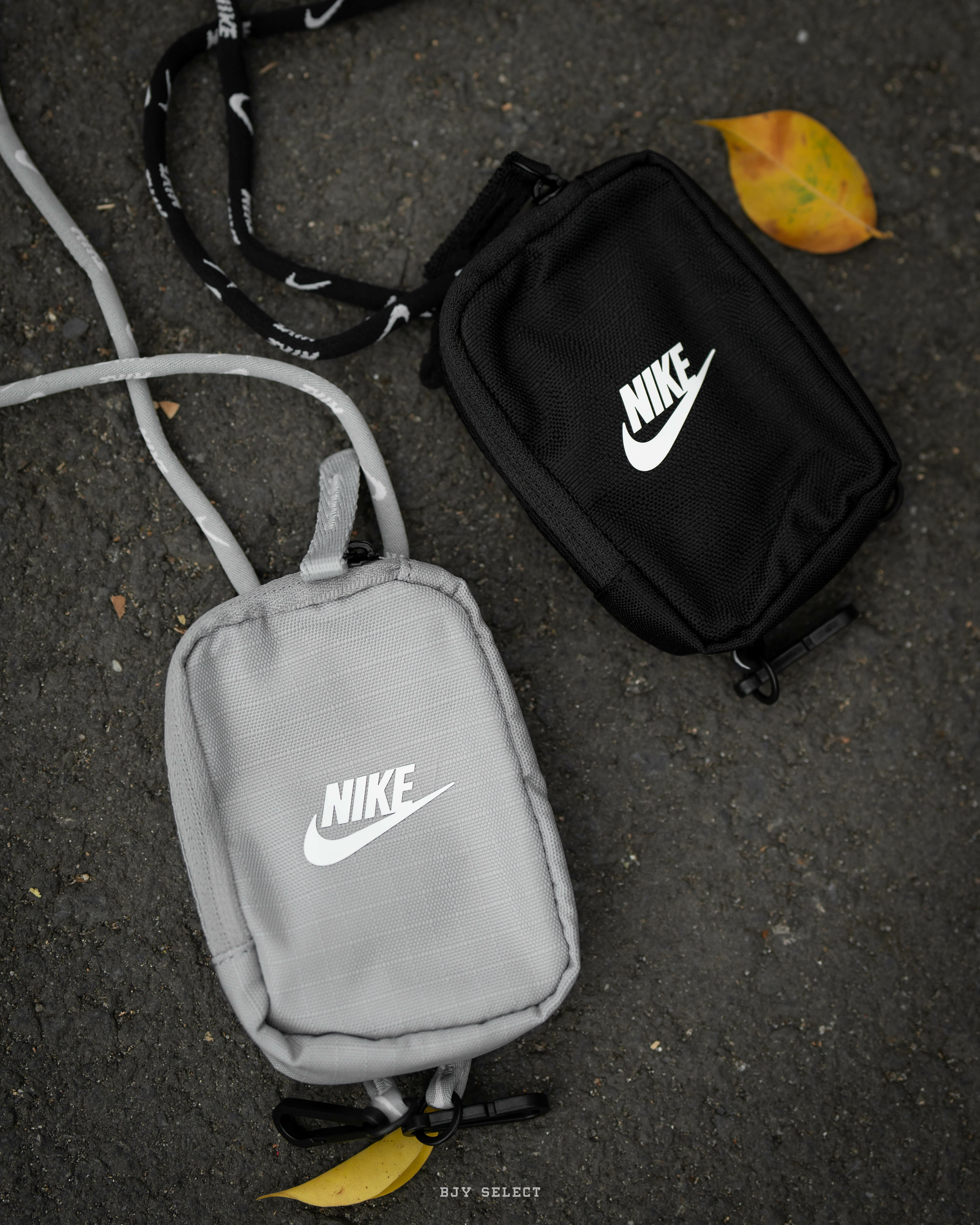 #現貨 NIKE CLUB 掛繩 零錢包 識別證帶包 HF3593-091 黑 007 灰