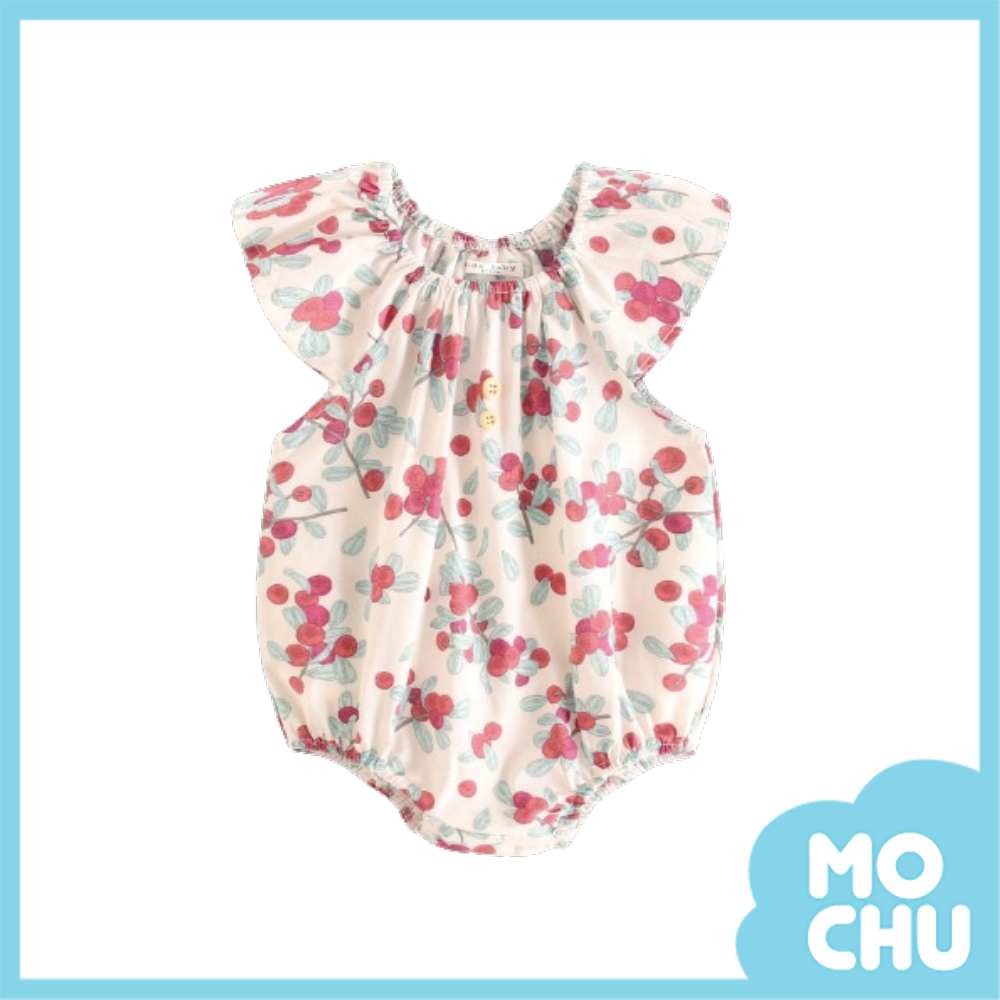 滿滿果實小飛袖包屁衣(二色）