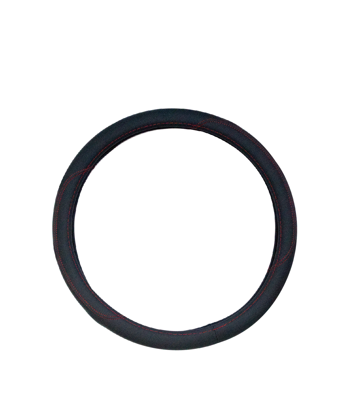 【VINA】FC頂級滾邊方向套(紅線超纖香味) 方向盤套 方向盤保護套 尺寸:S/M/L