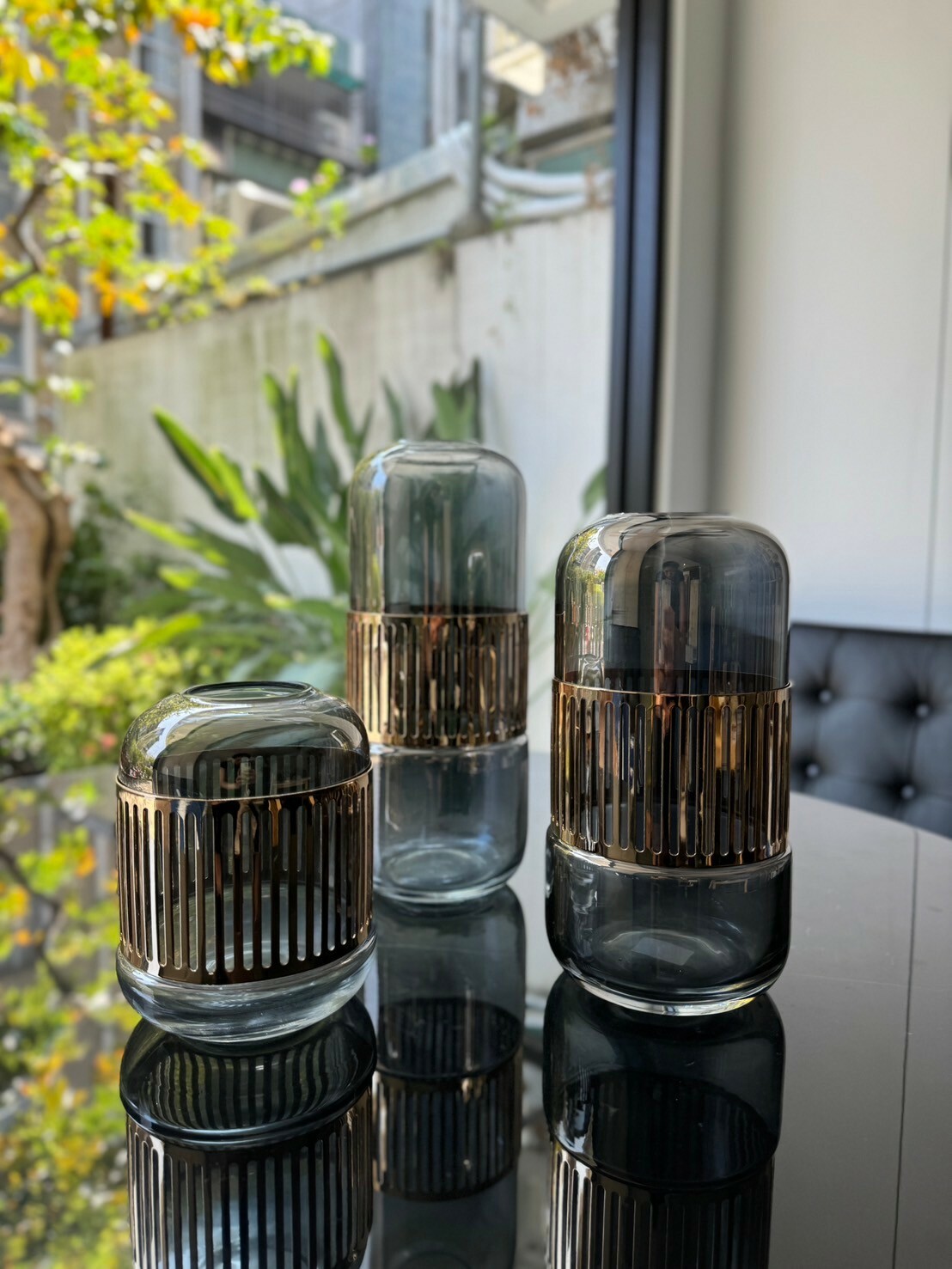 羅馬金環玻璃花器