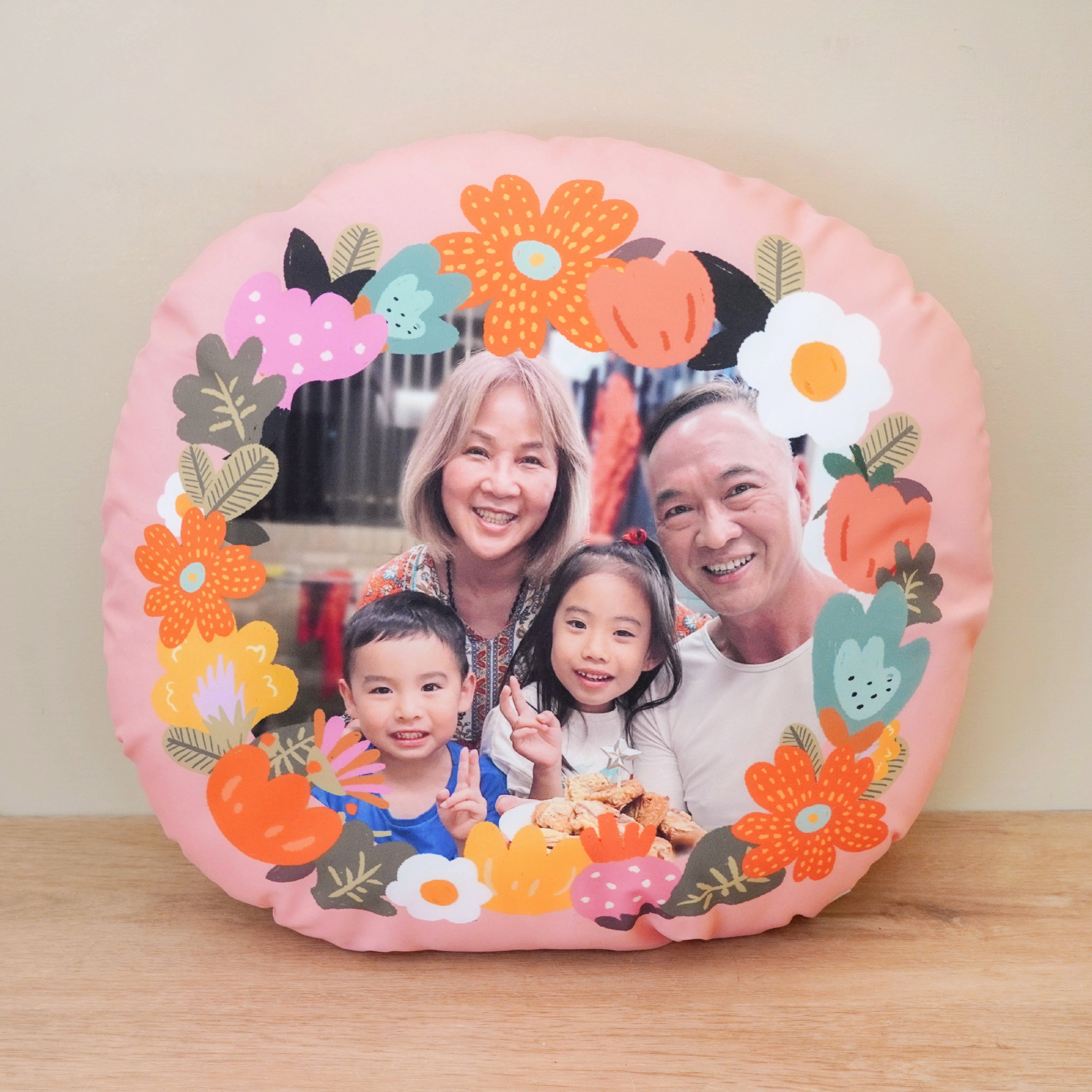 母親節花朵抱枕
