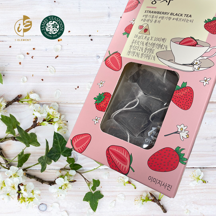 韓國 JAMES TEASPOON 【韓國傳統】草莓紅茶 10包