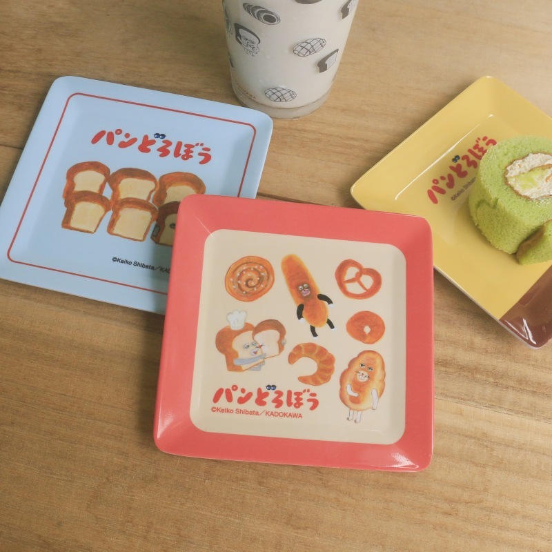 《3927》日系卡通繪本甜點方形盤