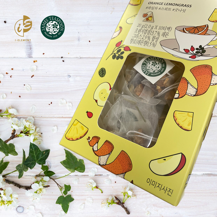 韓國 JAMES TEASPOON 【韓國傳統】橙檸檬草茶 10包