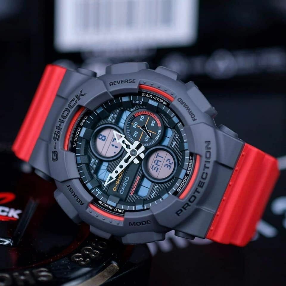 Casio G-Shock GA-140-4A 指針數碼雙顯 手錶  (香港行貨)