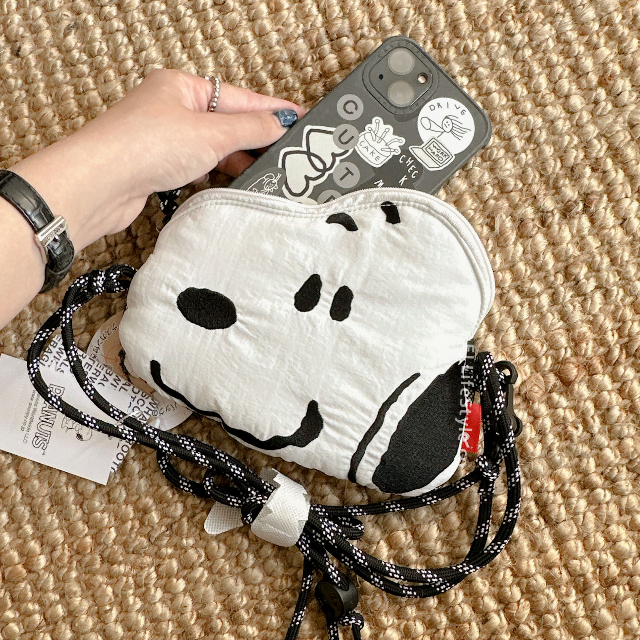 🇯🇵 SNOOPY 史努比 零錢包 側背小包 可調節 / 現貨+預購
