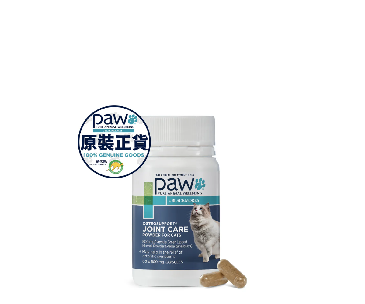 PAW - 貓用關節進階護理配方 500mg 60粒裝