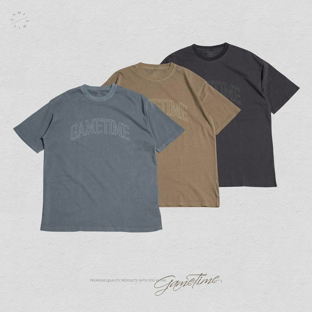GAMETIME 水洗短Tee