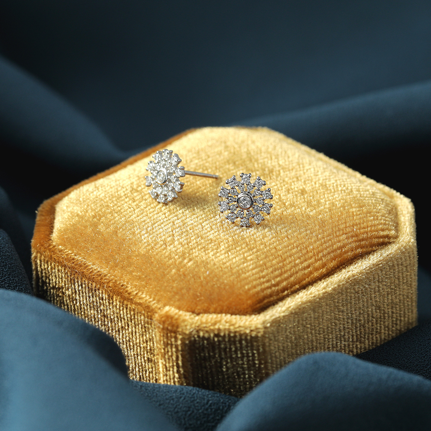 摩天輪 — 34分鑽石耳環