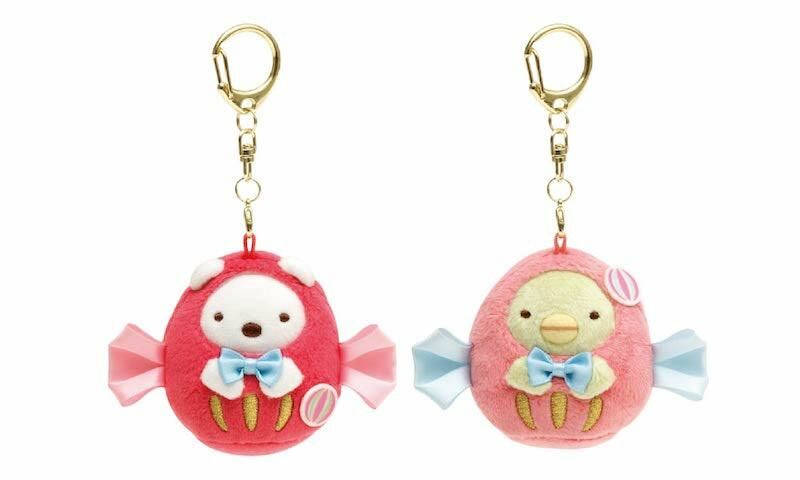 角落生物堂 川崎大師店限定 達摩白熊/企鵝手玉匙扣-