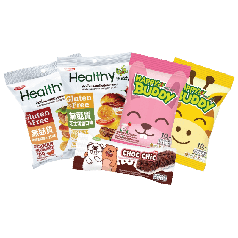 快樂夥伴 穀物棒 米餅乾