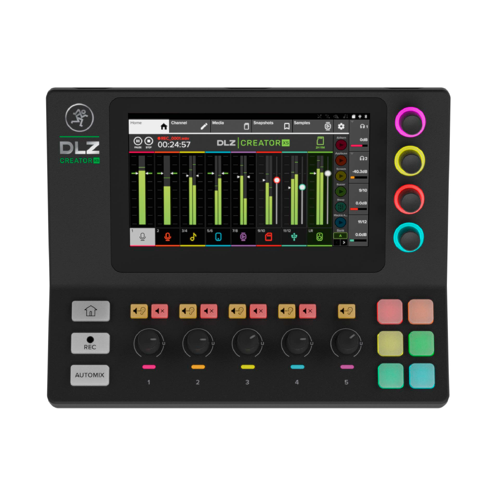 Mackie Mackie / DLZ Creator XS 6軌直播數位混音機 — 三峽錄音 / 音響｜YA! 玩音樂