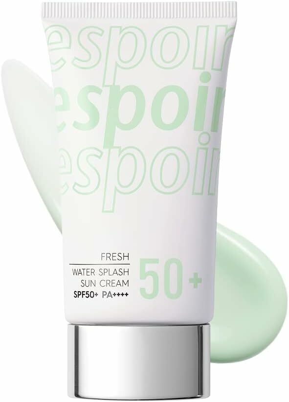 espoirESPOIR Water Splash Sun Cream Fresh Cica 2 Fl. Oz. SPF50+ PA++++  8809563941834