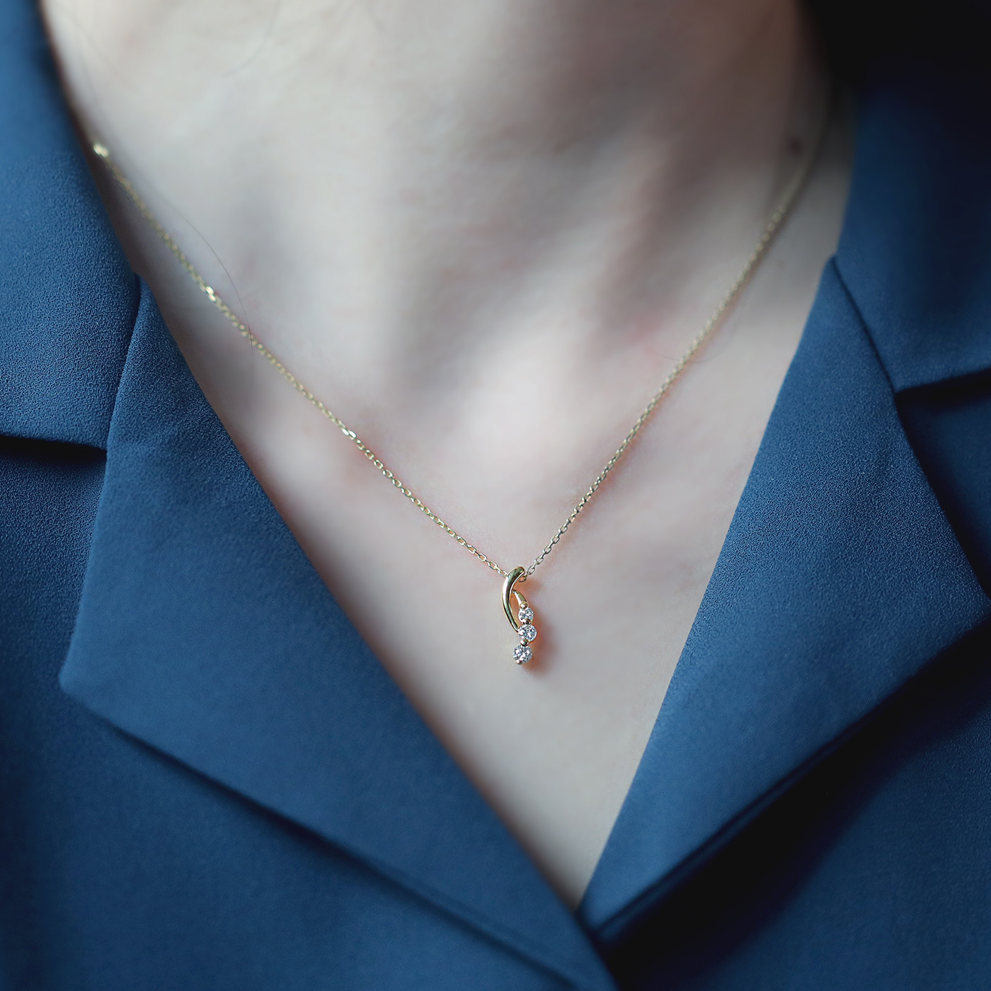 相伴時刻 — 18分鑽石項鍊