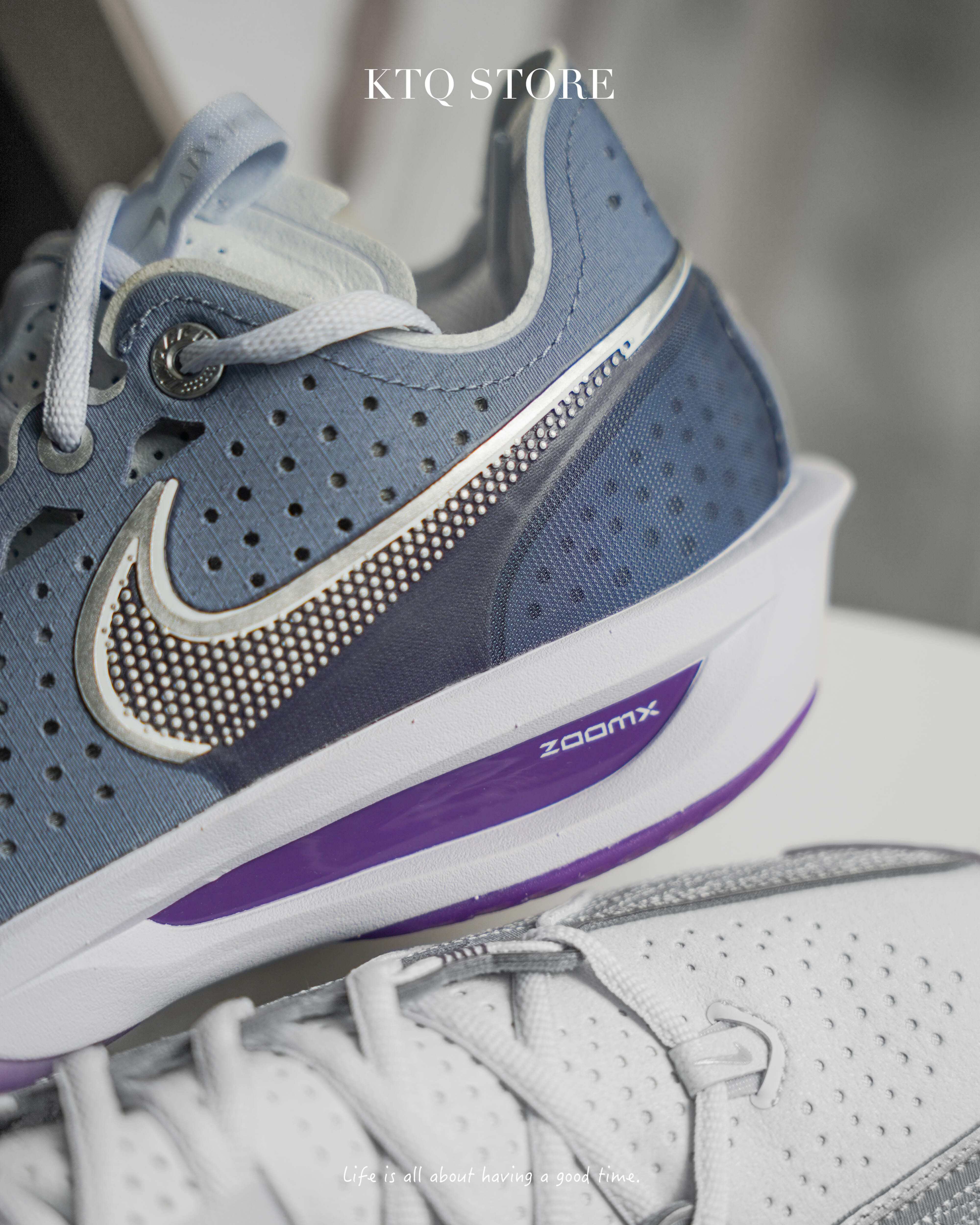 KTQ STORE ‧ NIKE ZOOM GT Cut 3 灰紫色紫葡萄訓練籃球鞋DV2918-400