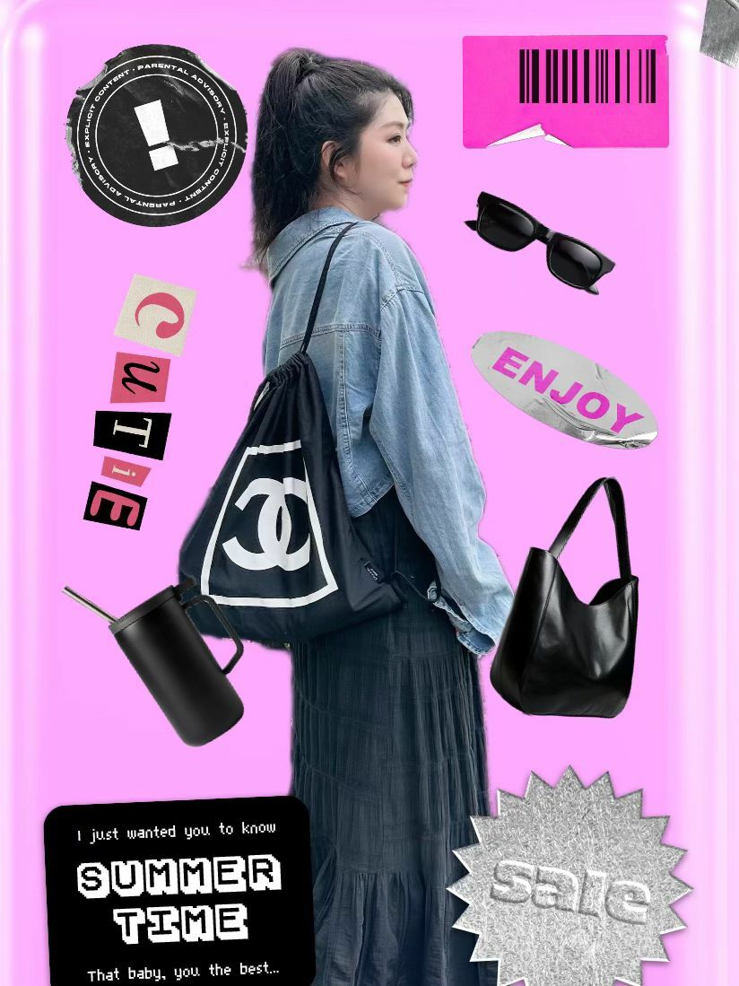 Y245美妝高級會員換領抽繩雙肩布袋