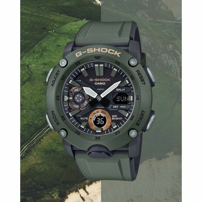 Casio G-Shock GA-2000-3A 手錶  (香港行貨)