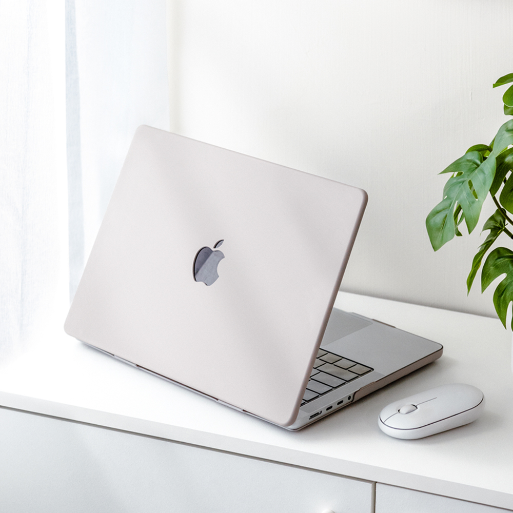 Mac奶油磨砂保護殼