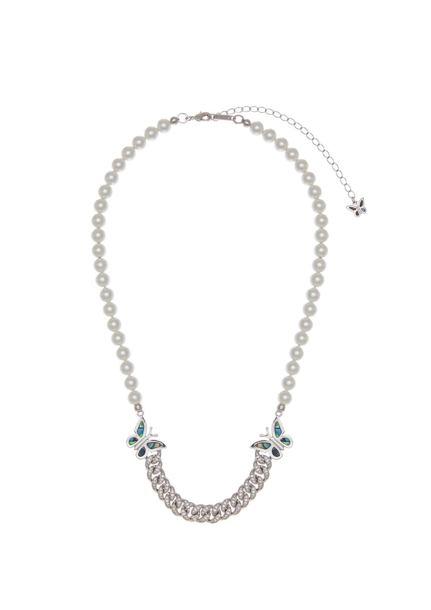 STUGAZI Seashell Silver Butterfly