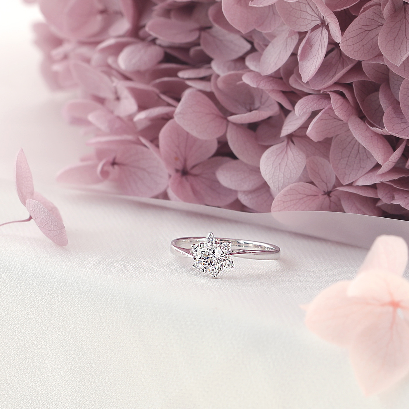 如妳盛開 — GIA50分鑽石戒指