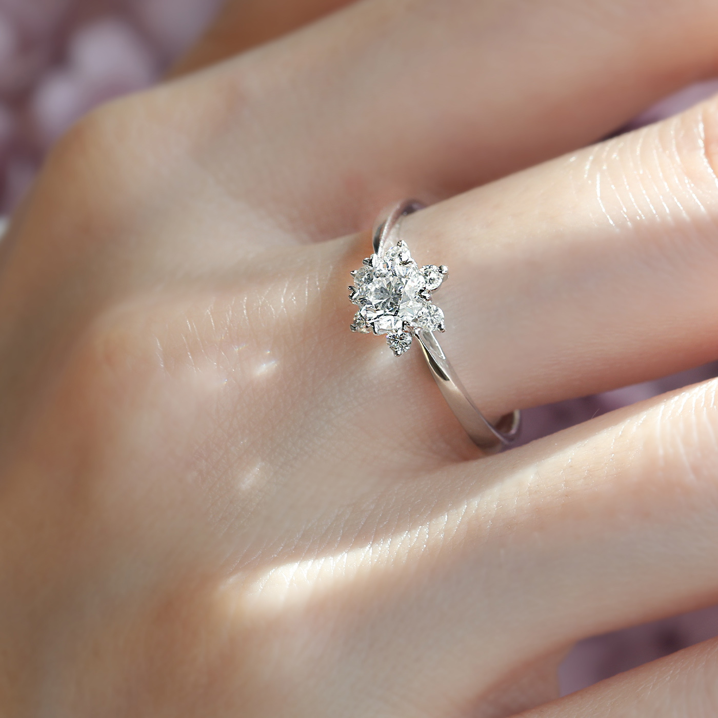 如妳盛開 — GIA50分鑽石戒指