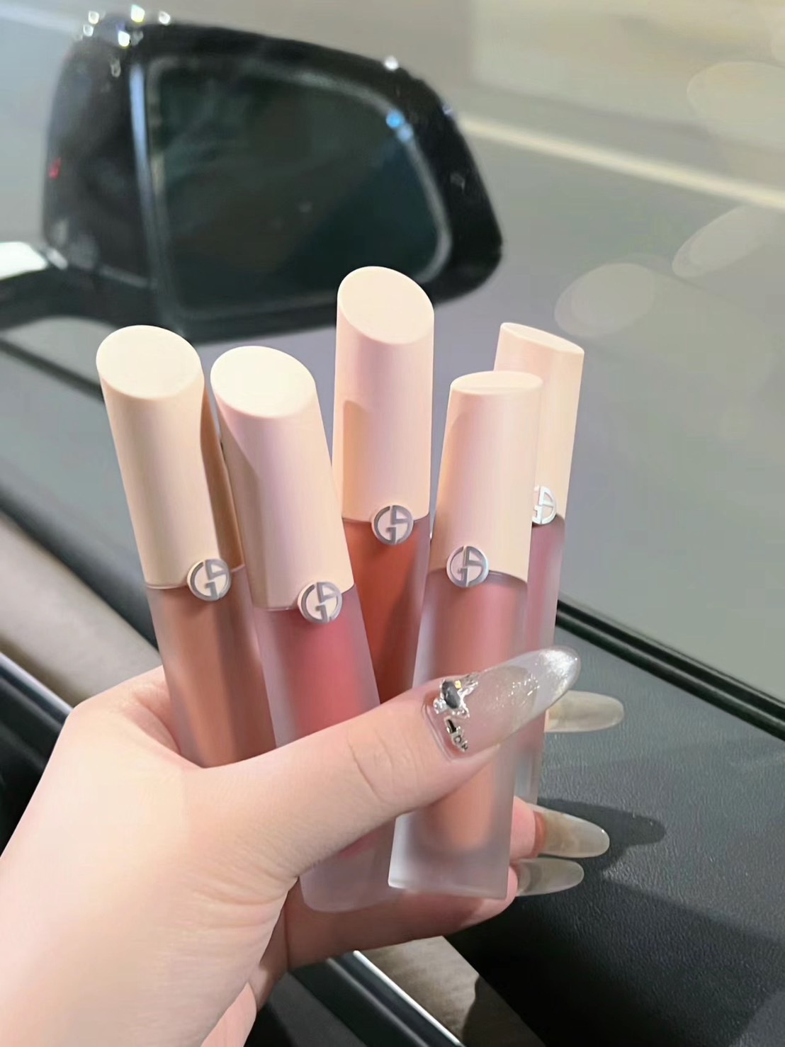 現貨 Giorgio Armani GA 奢華訂製水唇釉 冷煙粉胖丁