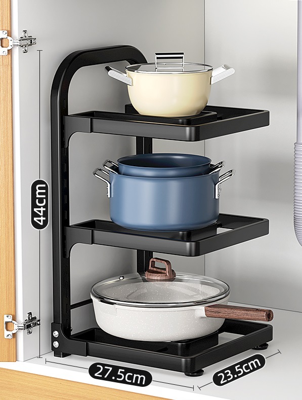 益偉 廚房置物架(三層, 3kg)