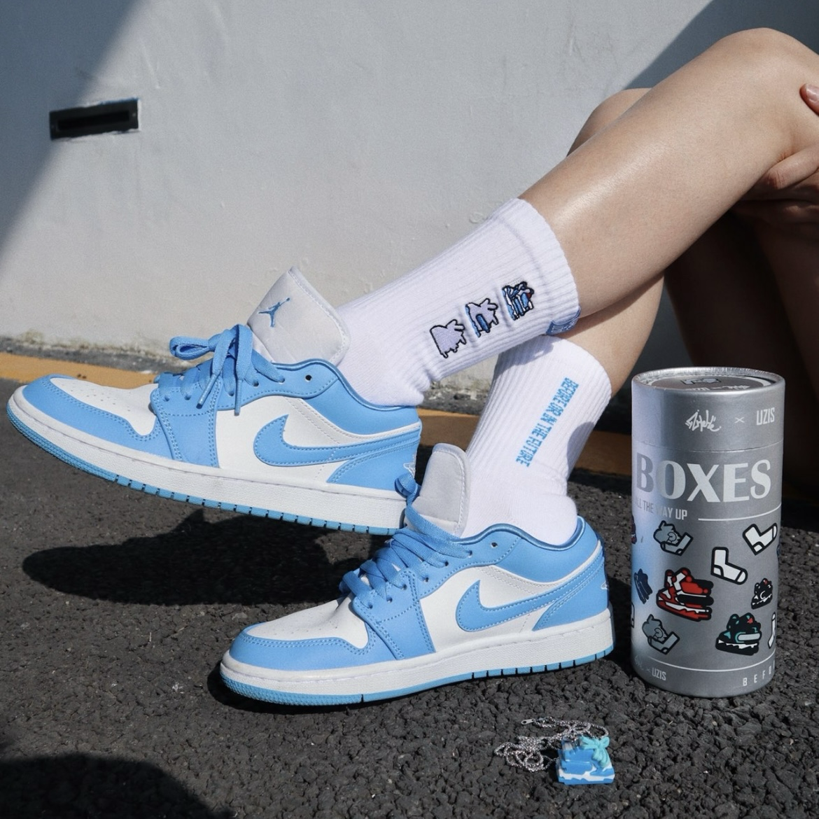 Nike Air Jordan 1 Low UNC 雲朵北卡藍 淺藍 低筒 AJ1