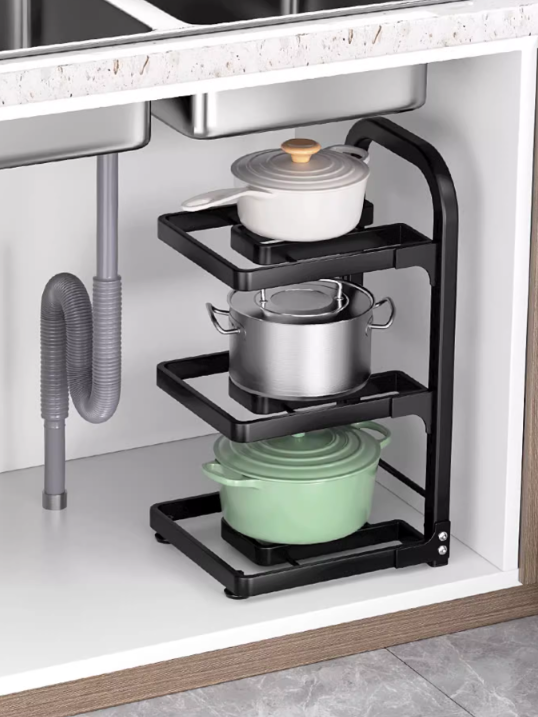 益偉 廚房置物架(三層, 3kg)