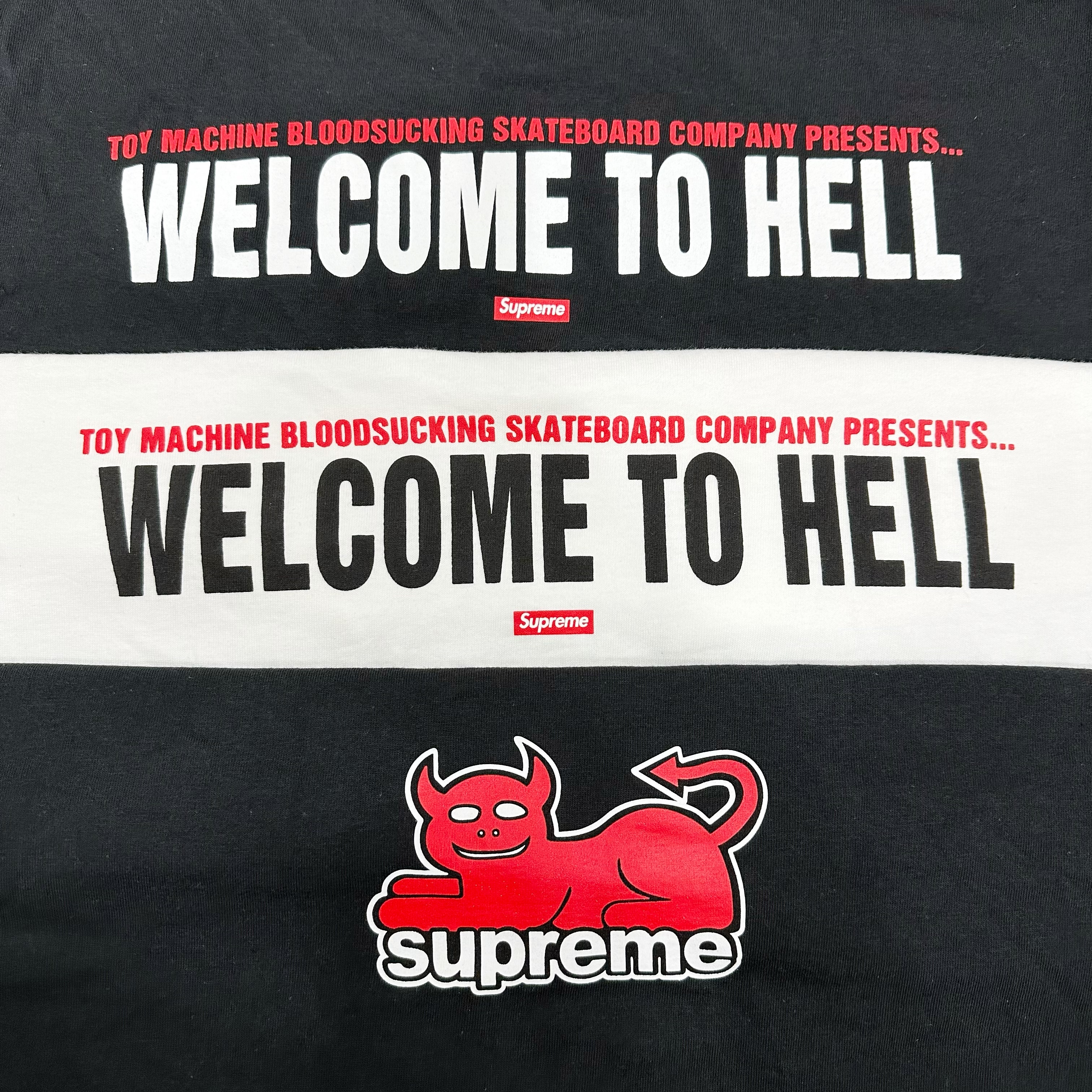 Supreme SS24 Toy Machine Devil Cat Tee Black