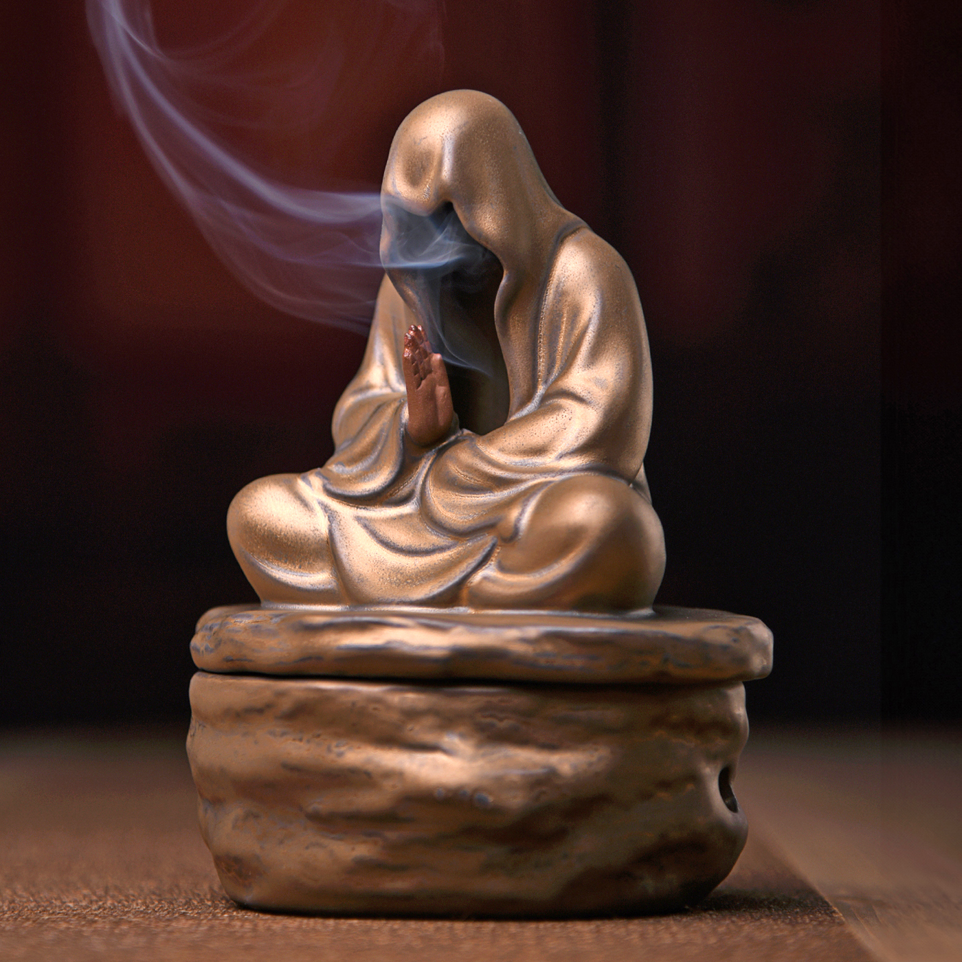 傳藝工坊- 『無念香爐』香爐鎏金釉禪意