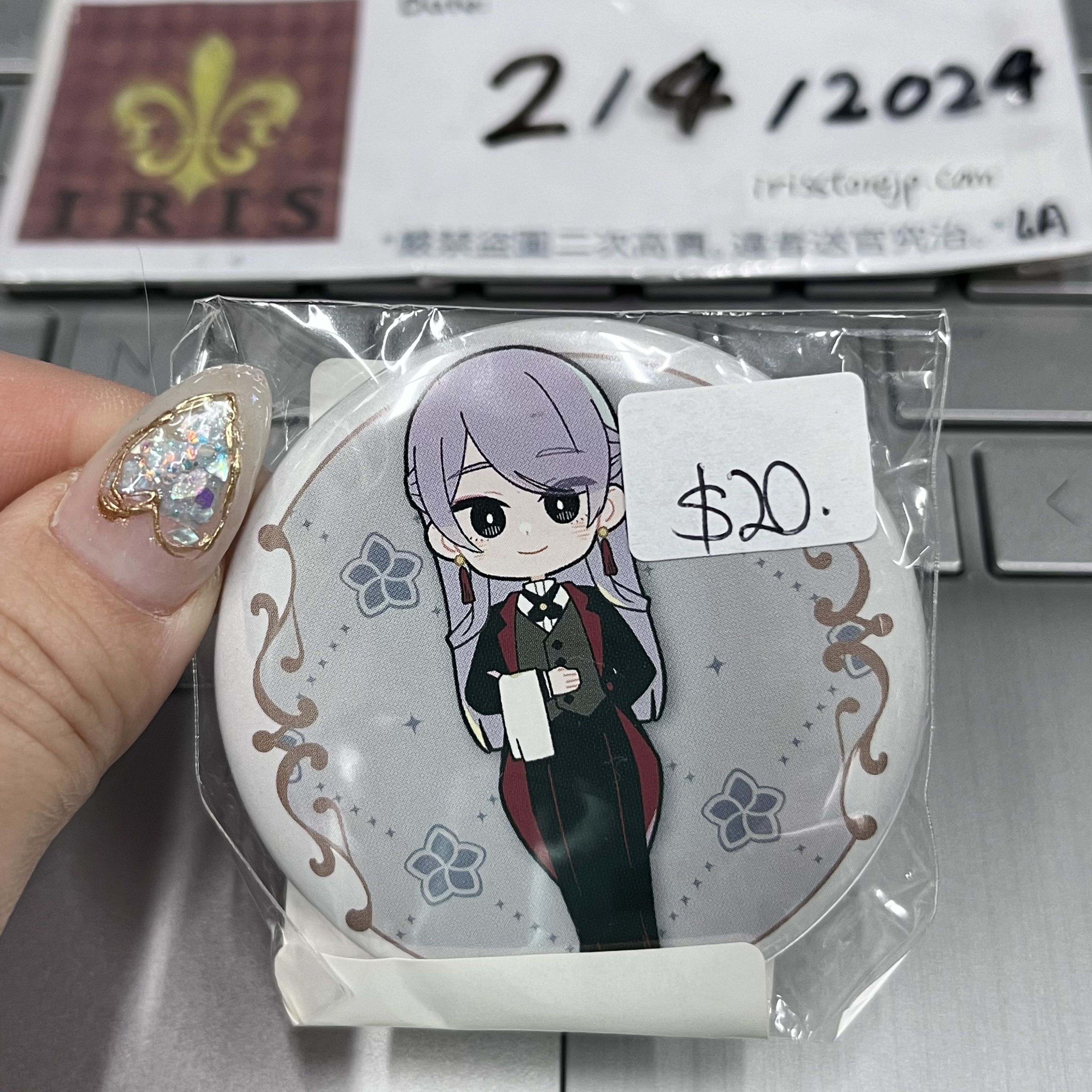 彩虹社 弦月 襟章 jp