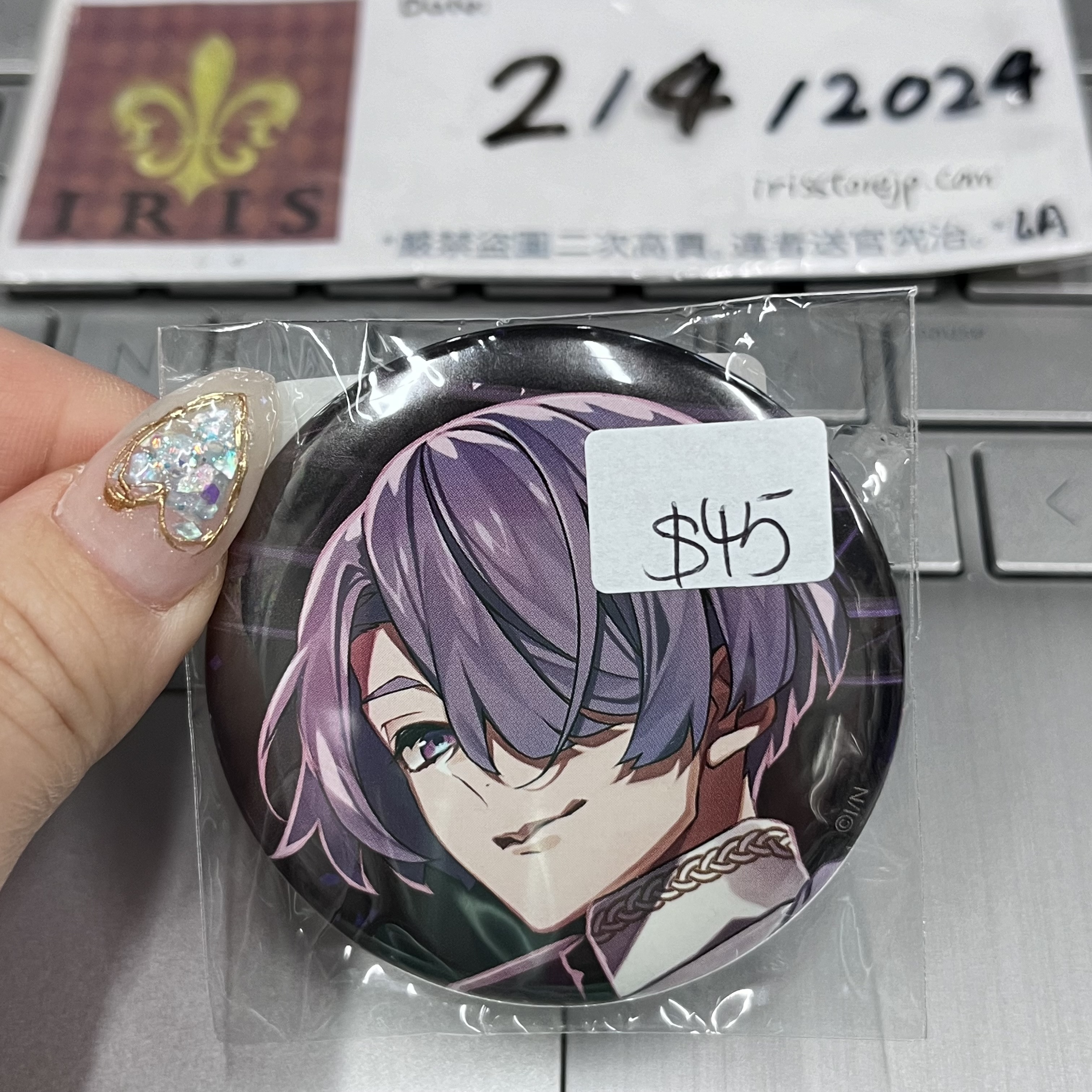 彩虹社 弦月 襟章 jp