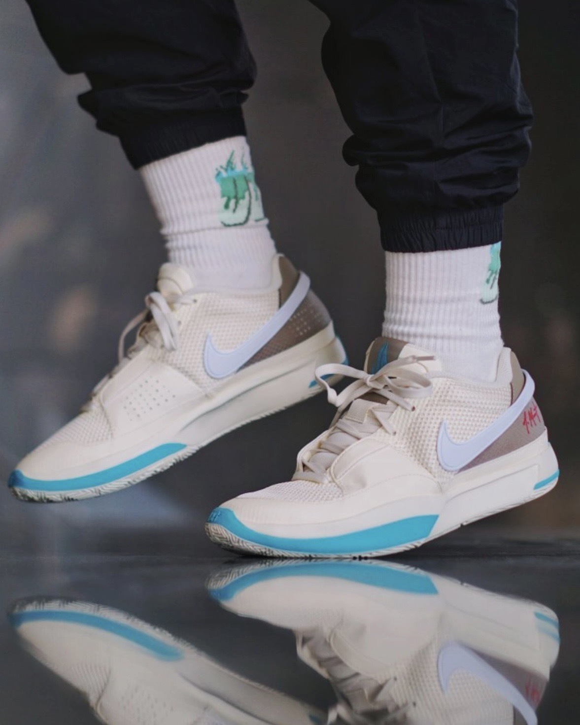 KTQ STORE ‧ 男鞋 NIKE JA 1 EP 'Seasonal' 燕麥 摩卡 椰奶 莫蘭特 實戰鞋 籃球鞋 DR8786-102