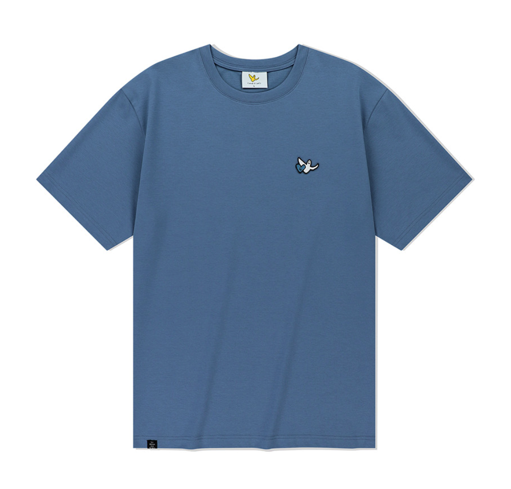 【現貨零碼折扣】what it isnt Double Angel Logo Half Sleeve T-shirts 胸前愛心天使短t MG2402ST04