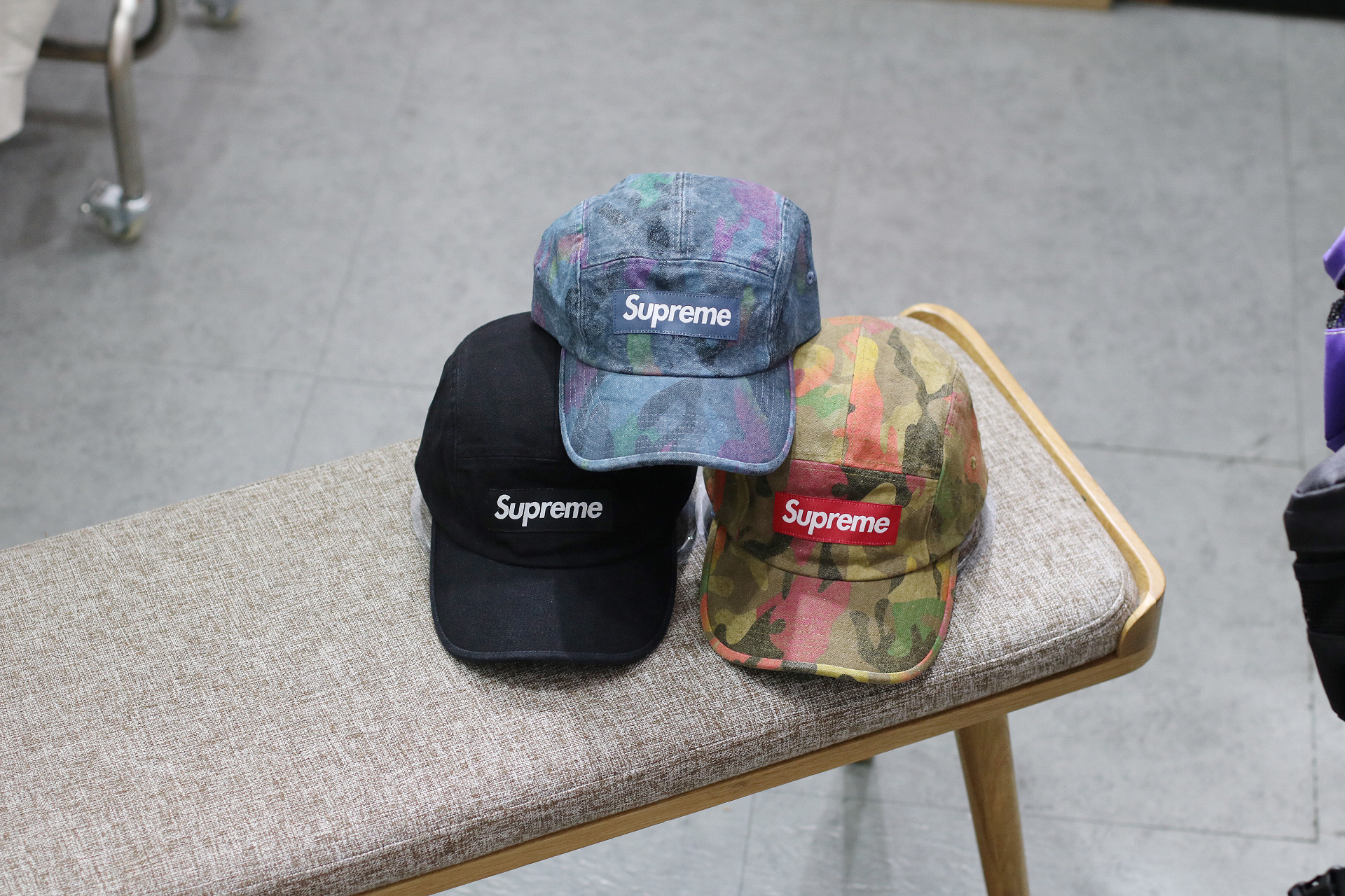 Supreme SS24 Washed Canvas Camp Cap  三色