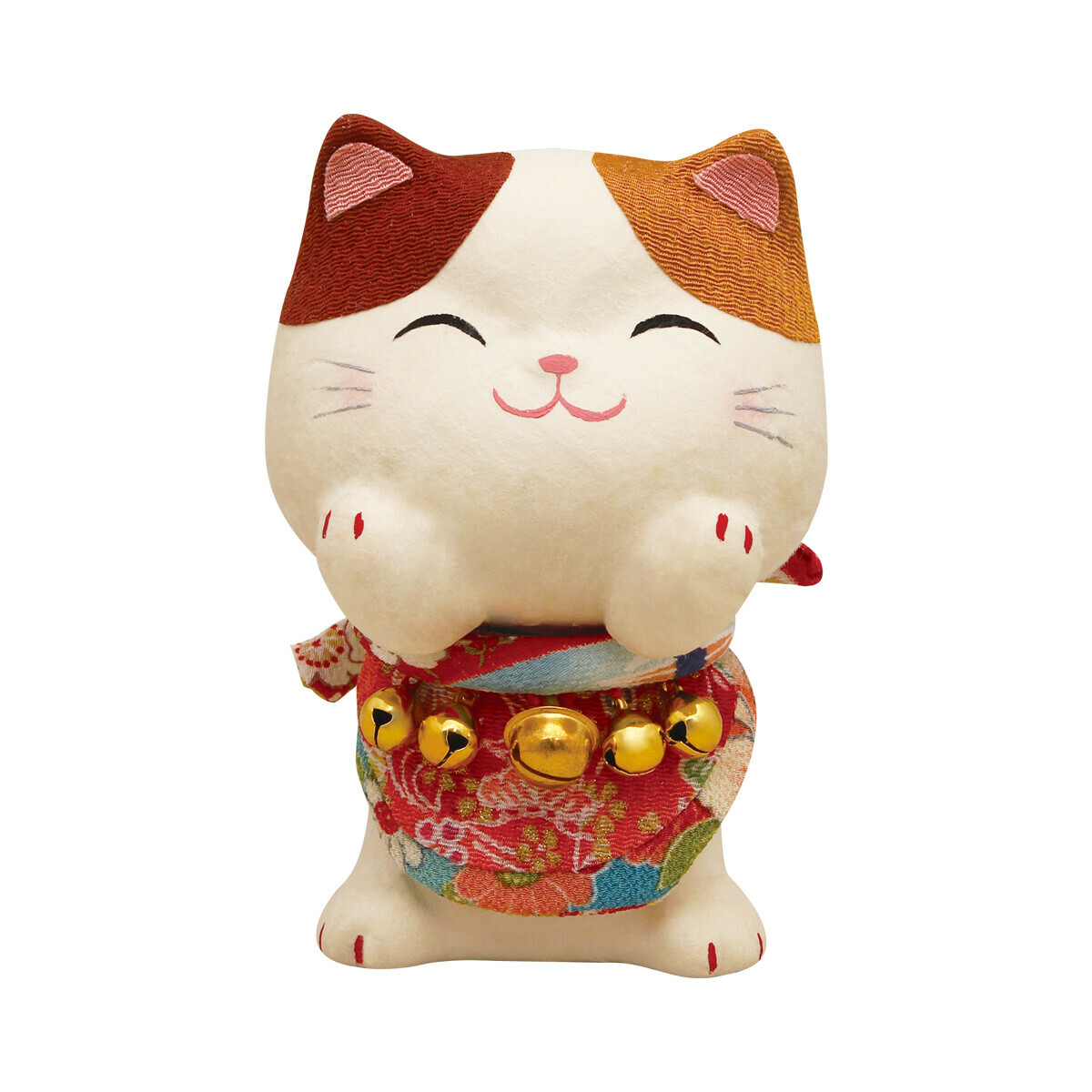 日式人造絲鈴鈴貓貓擺設(中) (日本製)