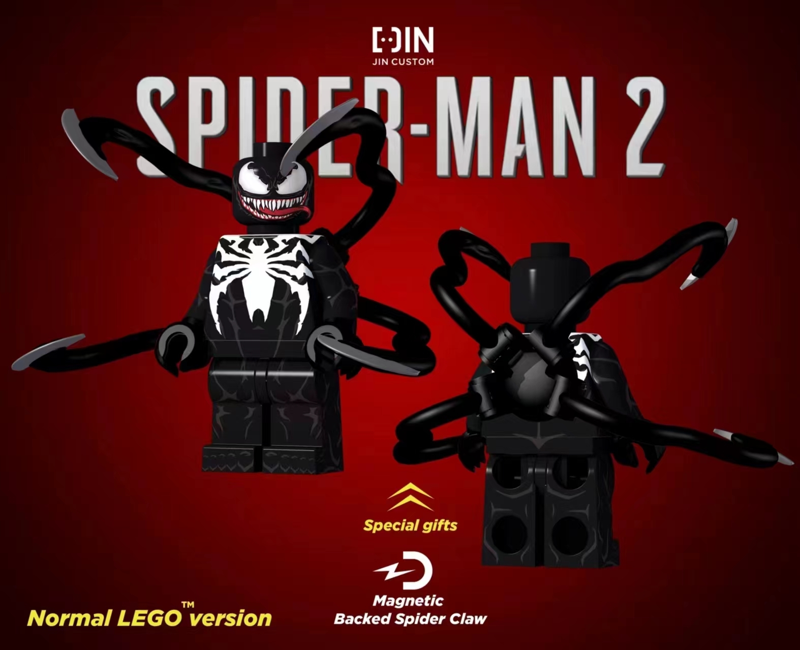 [Jin Custom][In Stock] PS5 Venom [PADprinted]