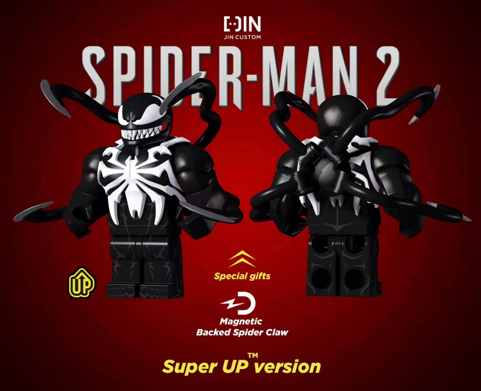 [Jin Custom][In Stock] PS5 Venom [PADprinted]