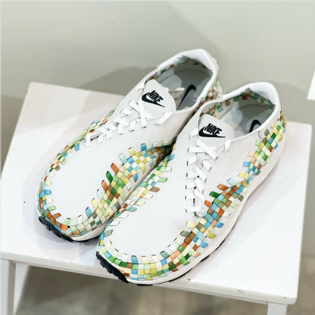 NIKE AIR FOOTSCAPE WOVEN RAINBOW  彩虹 灰 編織鞋 FB1959-101