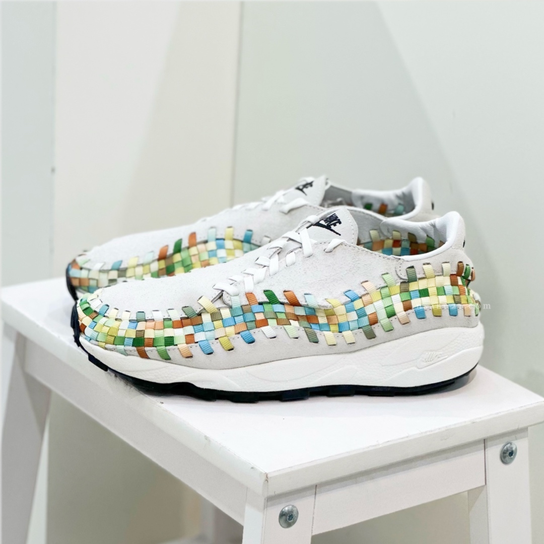 NIKE AIR FOOTSCAPE WOVEN RAINBOW  彩虹 灰 編織鞋 FB1959-101