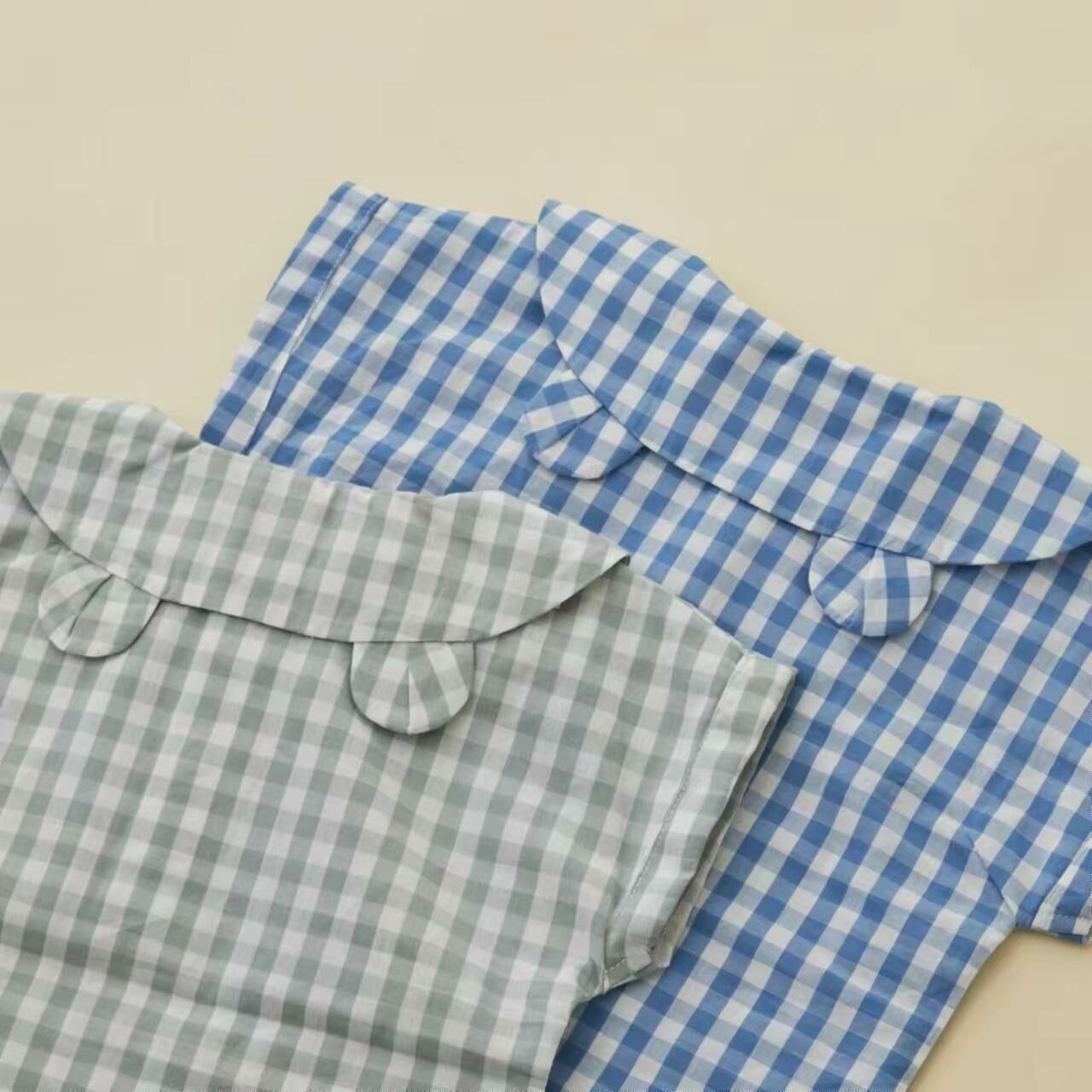 日單 PM 純棉格仔2件套