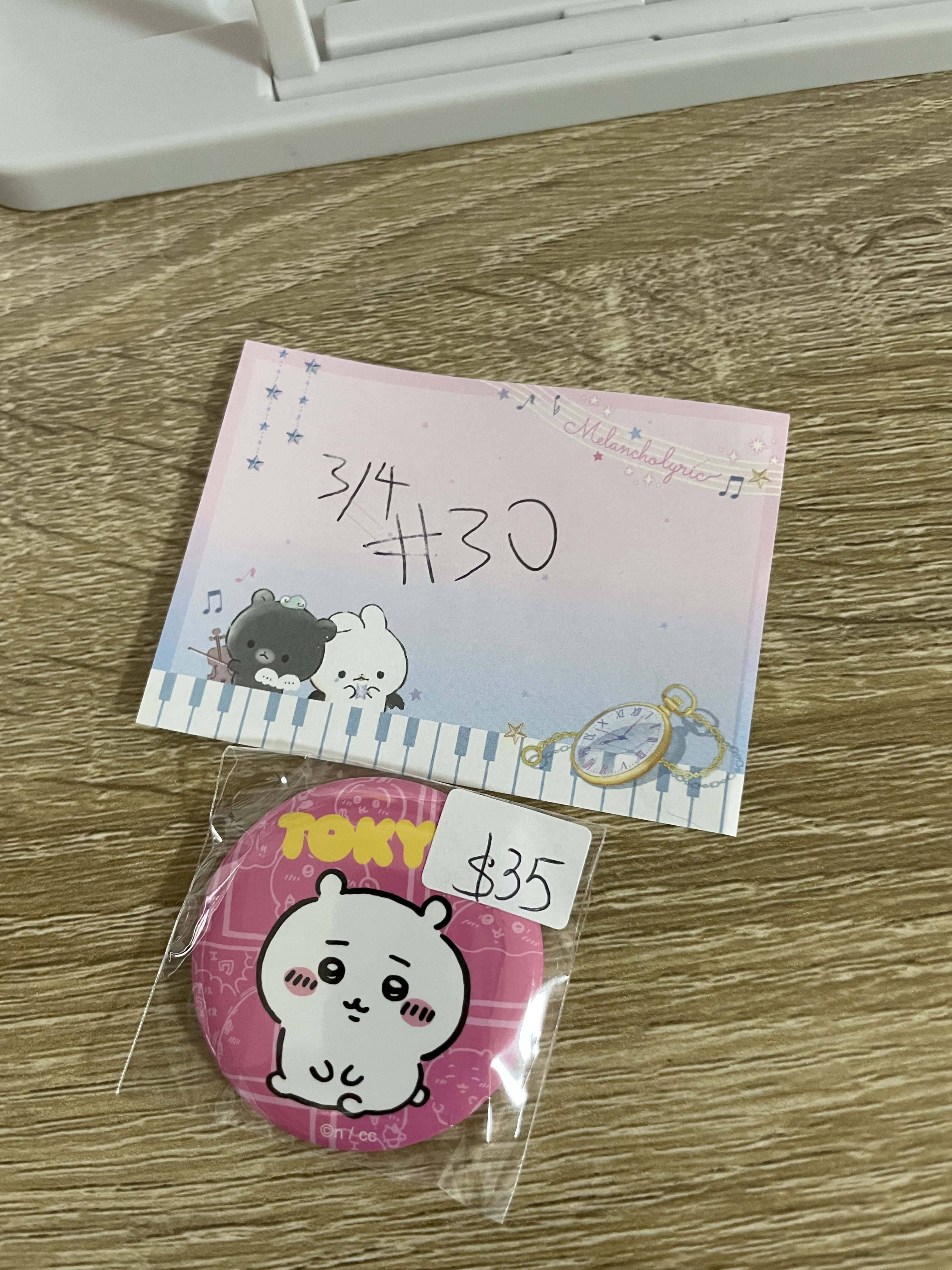 CHIIKAWA 小可愛 襟章#30