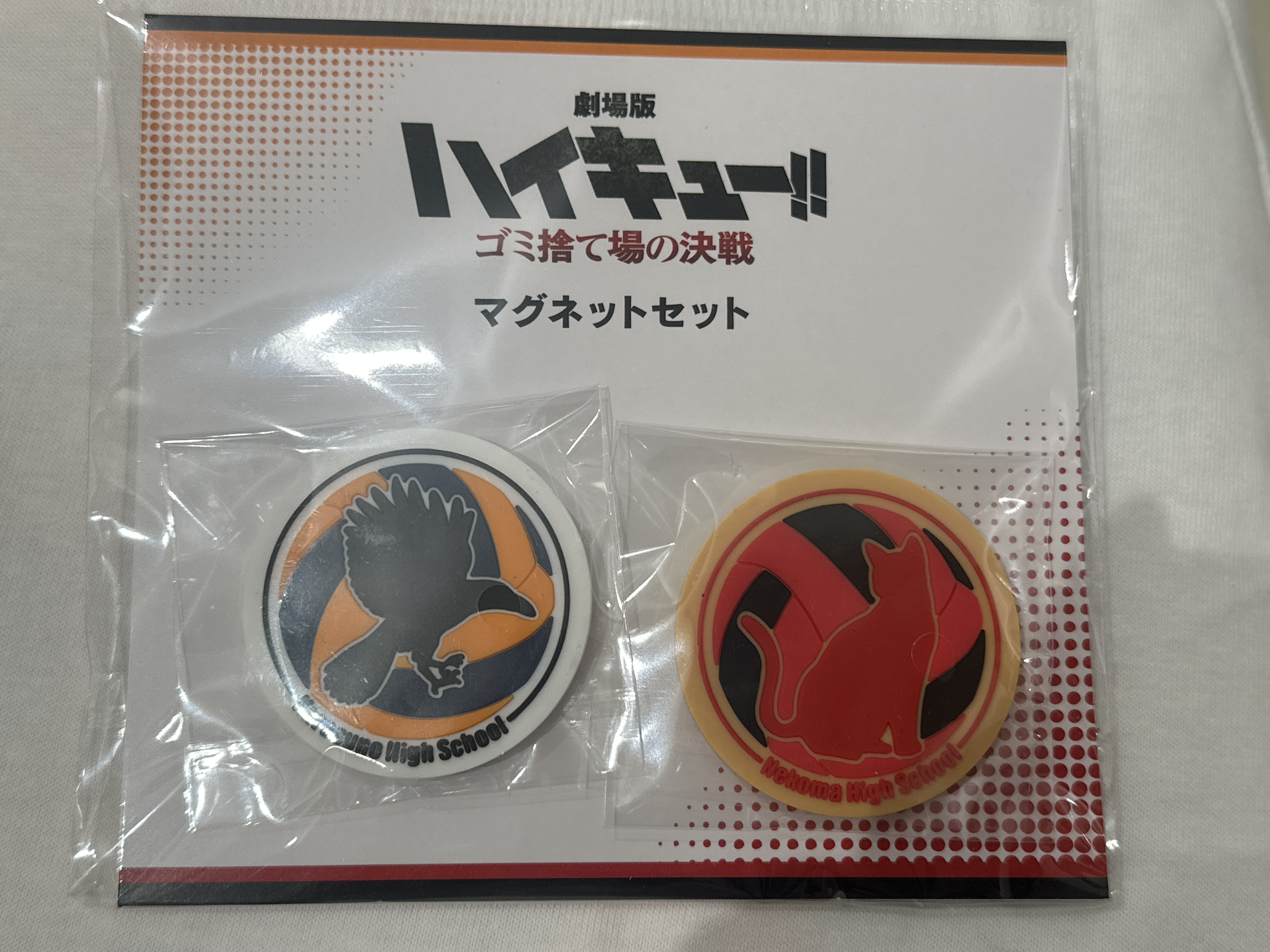 排球少年 垃圾場的決戰 烏野 音駒 磁石set