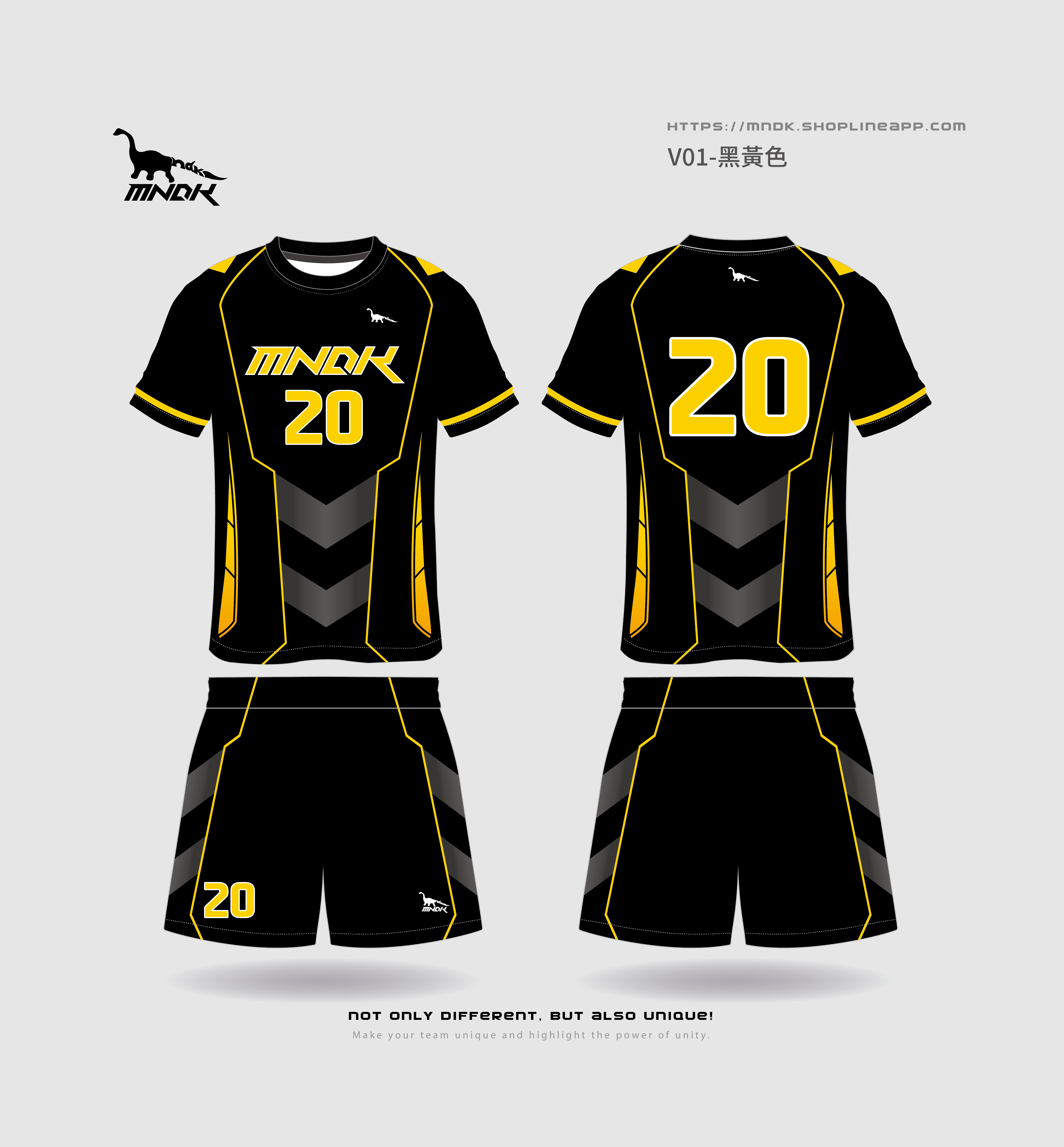 MNDK莫納帝克｜客製化團體服｜專業運動服｜公司制服｜台中volleyball-V01
