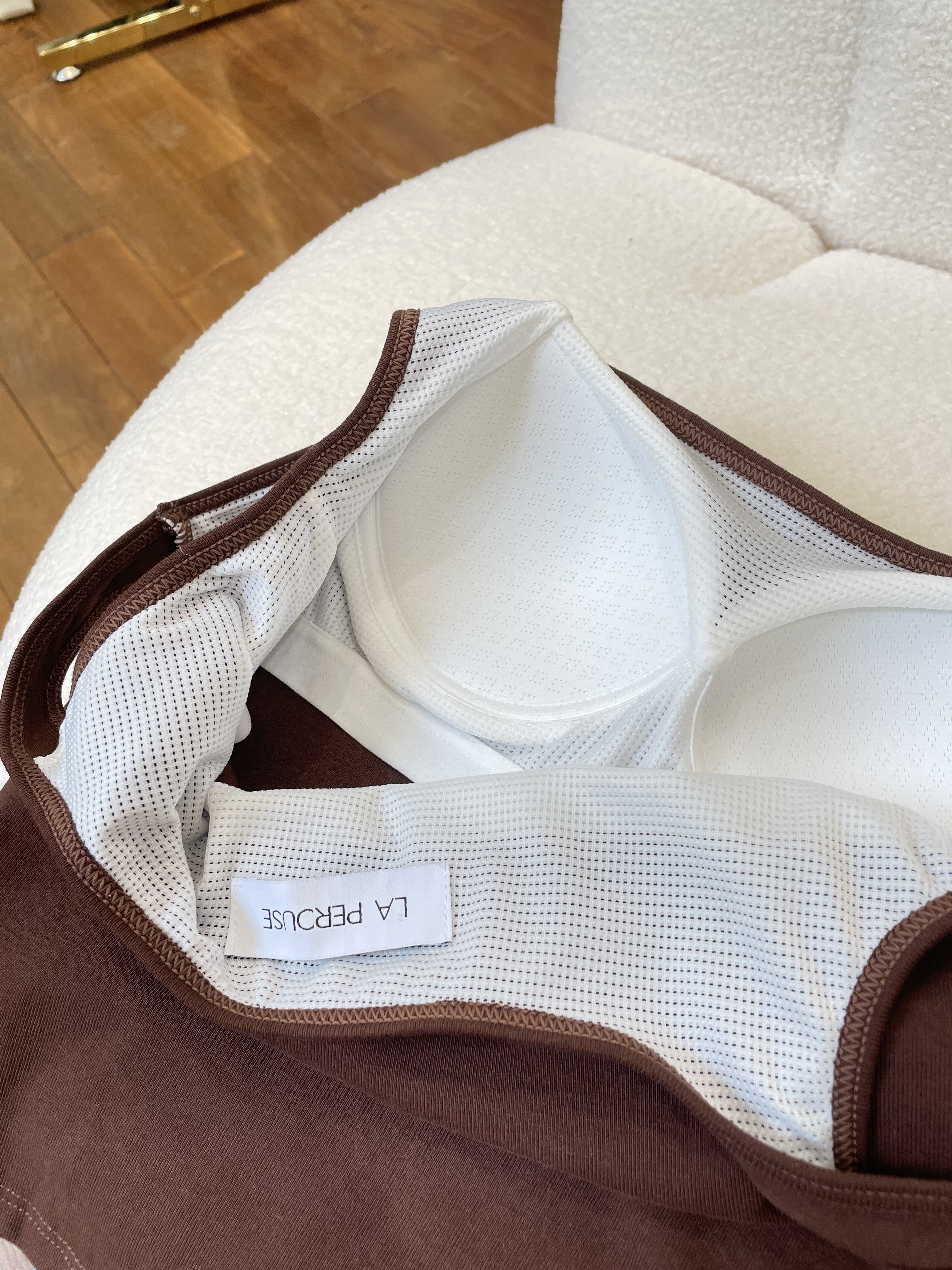 Soft Lounge Cotton Tank - Bra Pads_TP229L13