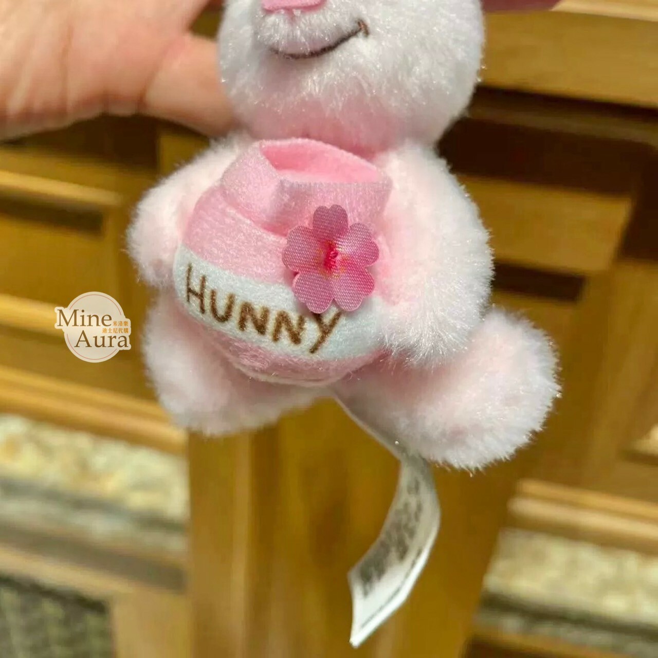 (現貨) 春花爛漫系列 櫻花粉 小豬 皮傑 piglet 絨毛 鑰匙圈 吊飾 小熊維尼 Winnie the Pooh -香港迪士尼樂園