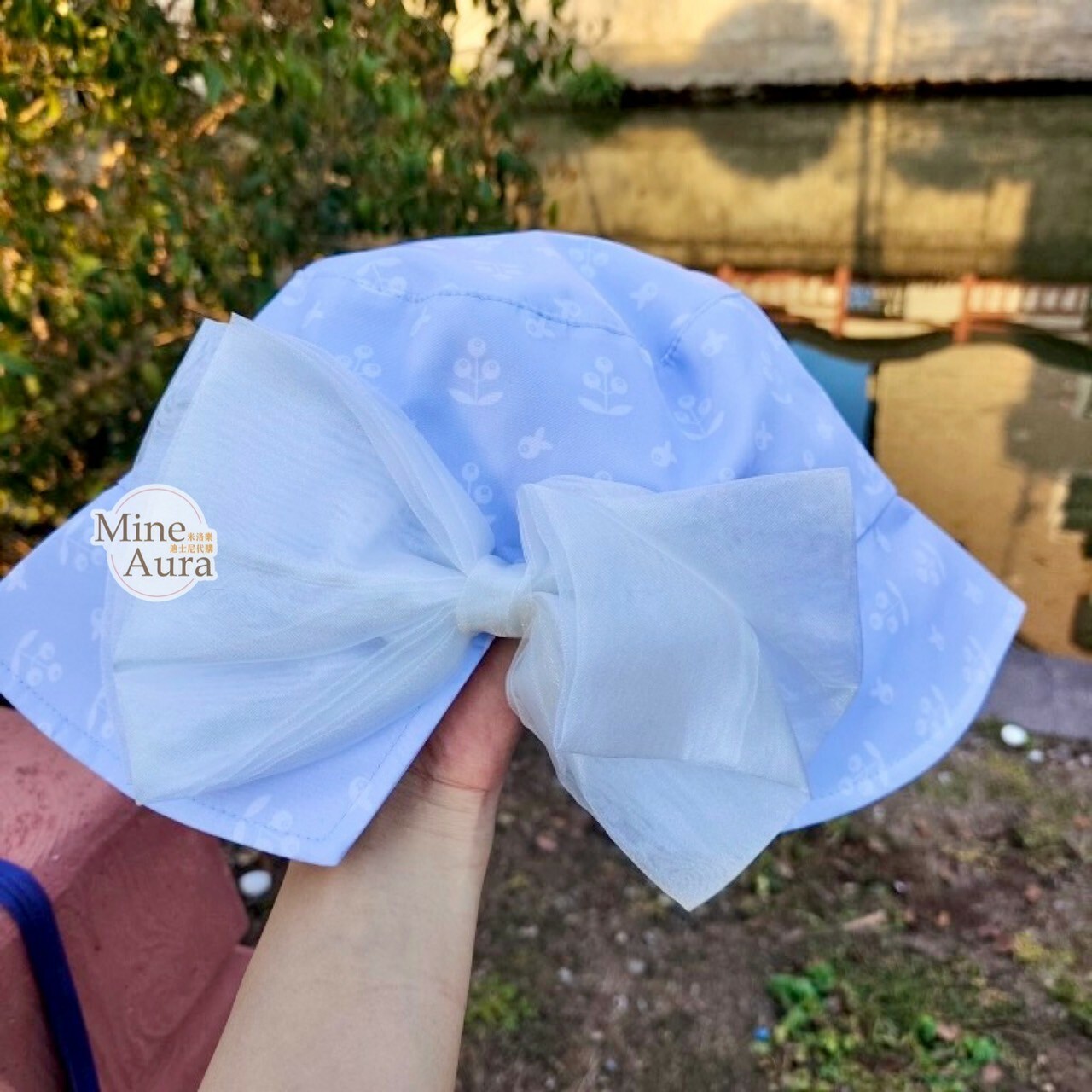 (限時特價) 史黛拉露 星黛露 StellaLou 蝴蝶結緞帶 遮陽帽  漁夫帽 帽子 -上海迪士尼樂園